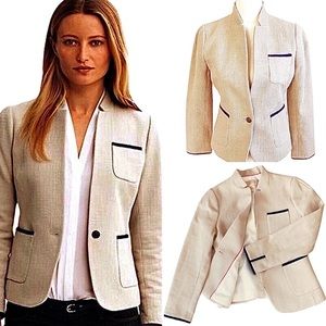 Banana Republic Classic Slimming Blazer Tan Size 4